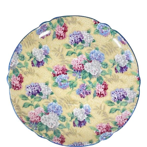 Shelly Vtg Tea Cup/Saucer Bone China Summer Glory Chintz Hydrangea Rare READ - Picture 3 of 9
